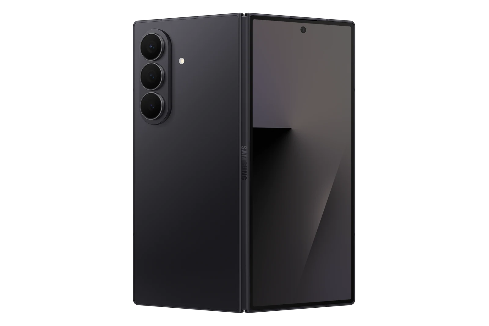 Z Fold7 in Jetblack, front and back.