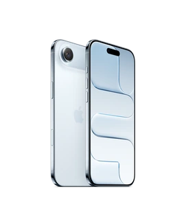 iPhone Air in Sky Blue — front and back
