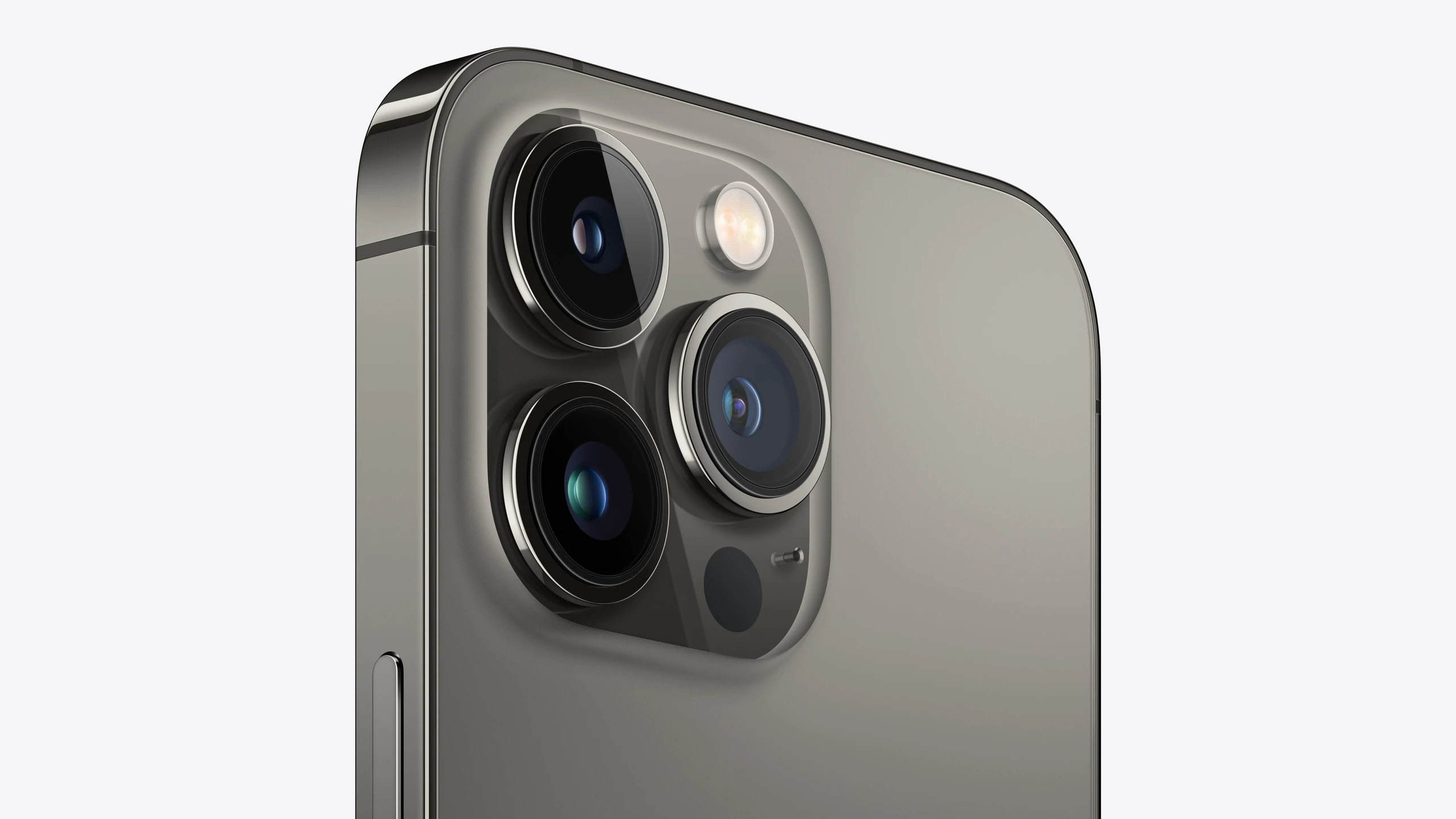 iPhone 13 Pro in Graphite — rear camera detail