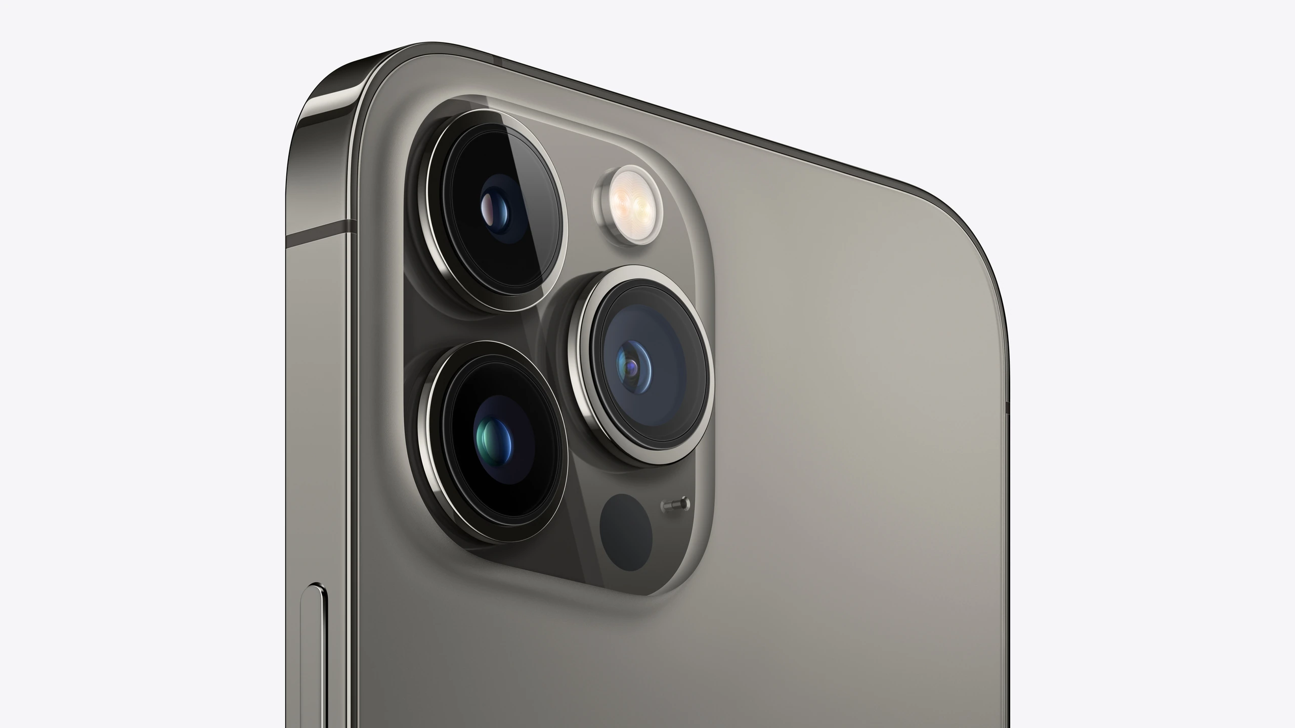 iPhone 13 Pro Max in Graphite — rear camera detail