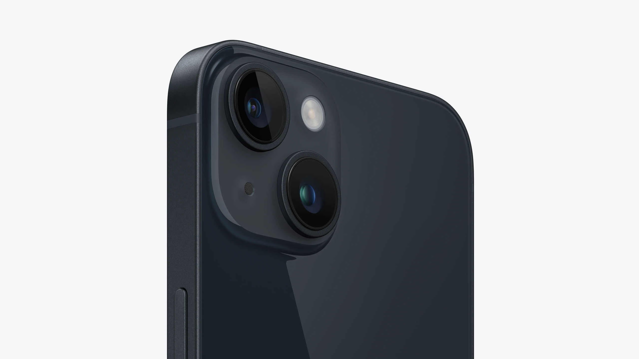 iPhone 14 in Midnight — rear camera detail