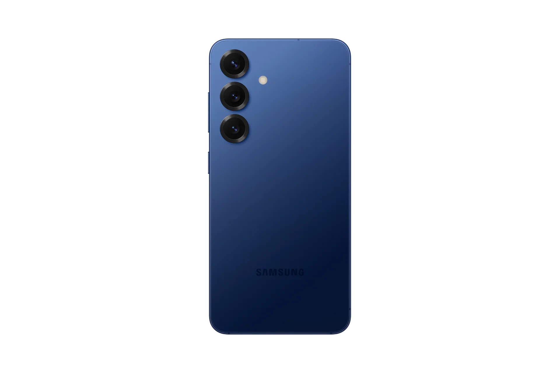 Galaxy S25 in Navy, back.