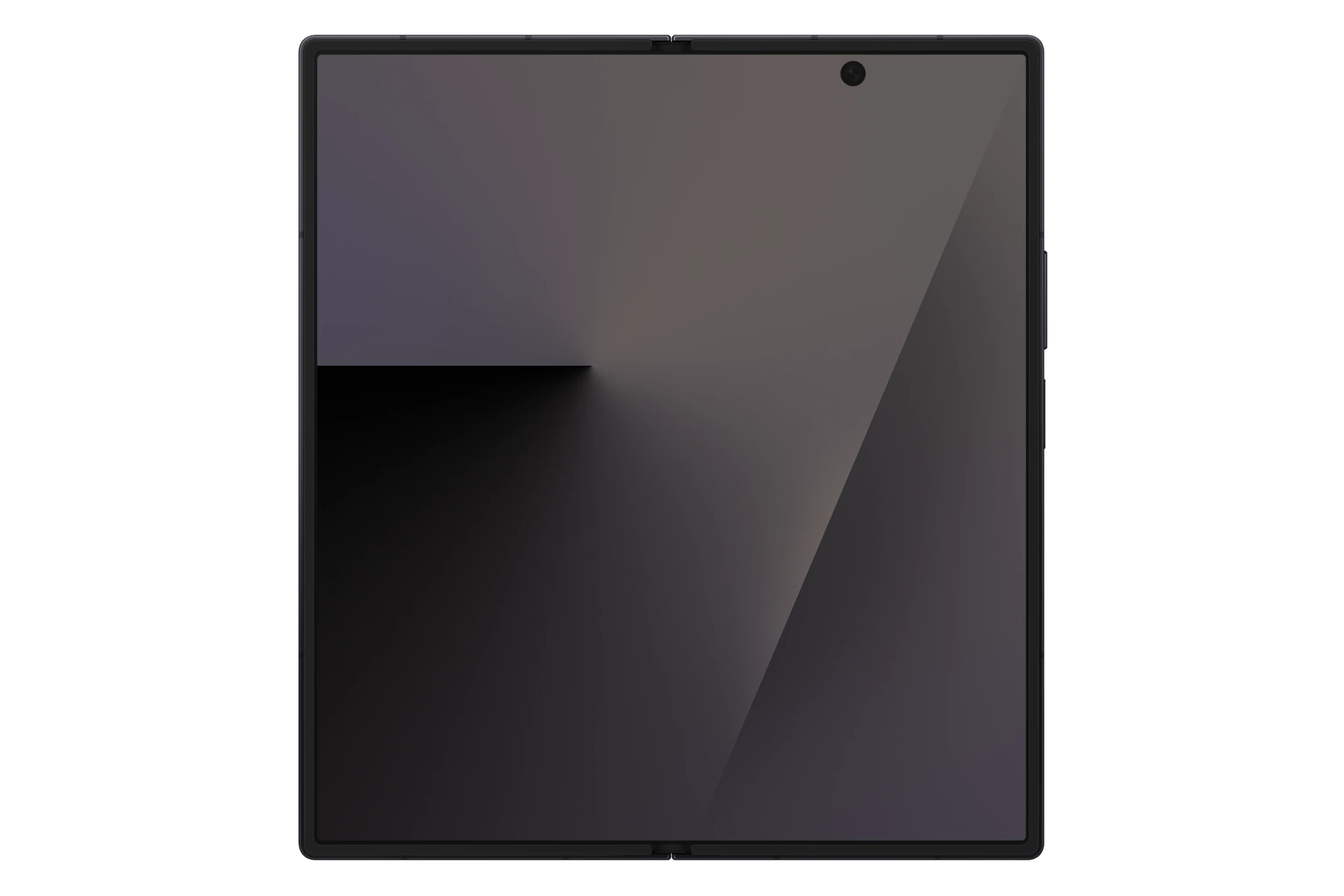 Z Fold7 in Jetblack, open front.
